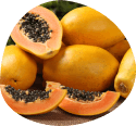 Papaya slices