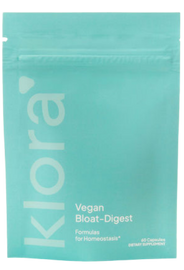 Klora Bloat-Digest Vegan Enzyme Formula Monthly Refill Pack