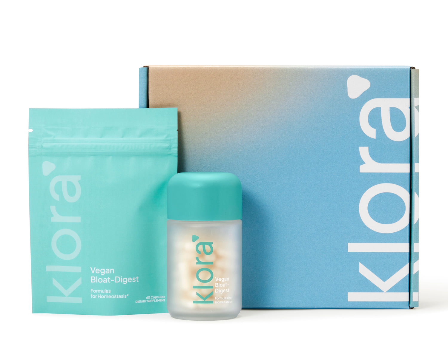 klora bloat-digest gut health subscription kit